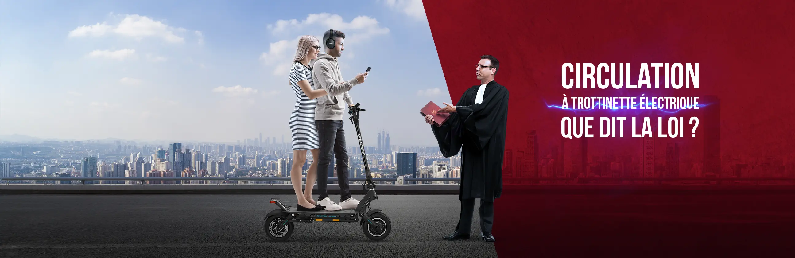 Circulation à trottinette électrique, que dit la loi ?